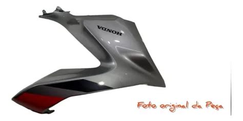 Carenagem Lateral Farol Esq Honda Pcx 150 Prata Sport 2019