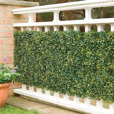 Faux Greenery Outdoor Privacy Panels The Green Head