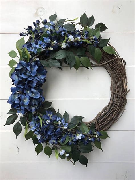 This Item Is Unavailable Etsy Blue Hydrangea Wreath Wreaths