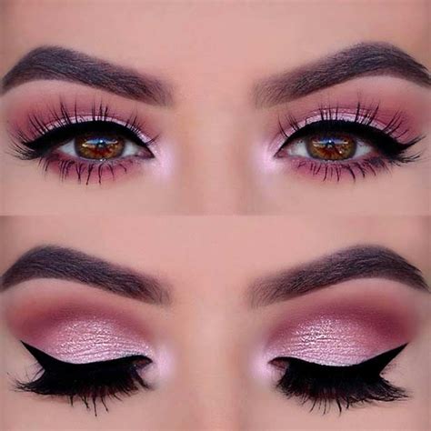 Pink Smokey Eye Look For Prom Maquillage Maquillage Yeux Rose