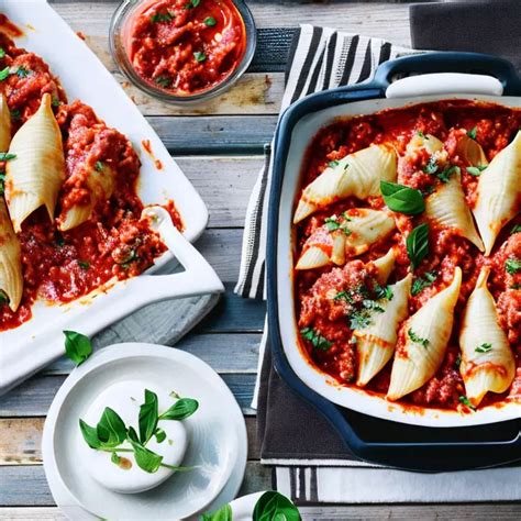 Coquilles farcies à la saucisse italienne et à la ricotta