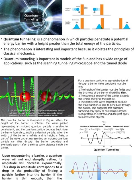 Quantum Tunneling | PDF | Quantum Tunnelling | Scanning Tunneling ...