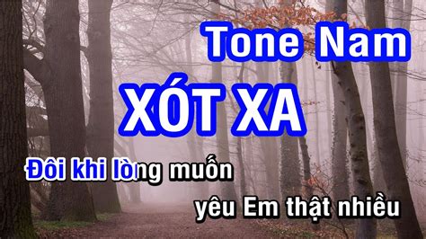 X T Xa Karaoke Beat Tone Nam Nhan Ktv Youtube