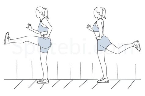 Forward Leg Swings Illustrated Exercise Guide