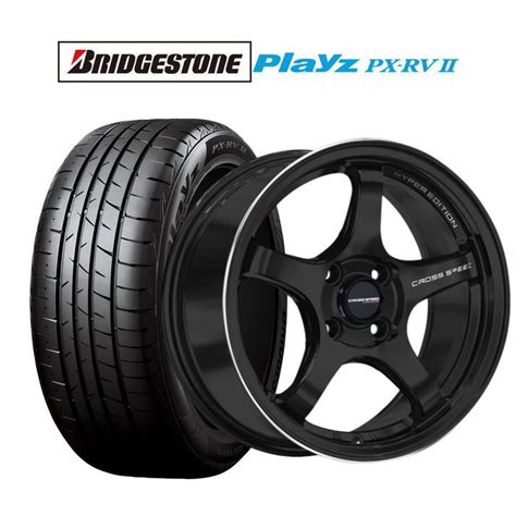HOT STUFFホットスタッフ サマータイヤ ホイール 本セット クロススピード ハイパーエディション CR ブリヂストン PLAYZ