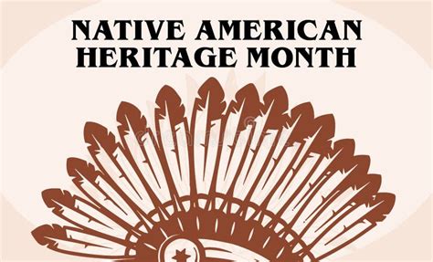 National American Indian Heritage Month Stock Illustration ...