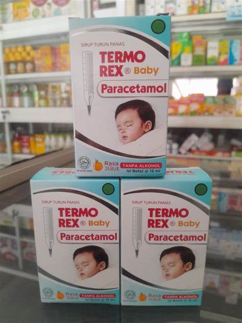 Termorex Baby Drop 15 Ml Obat Penurun Panas Untuk Bayi Paracetamol