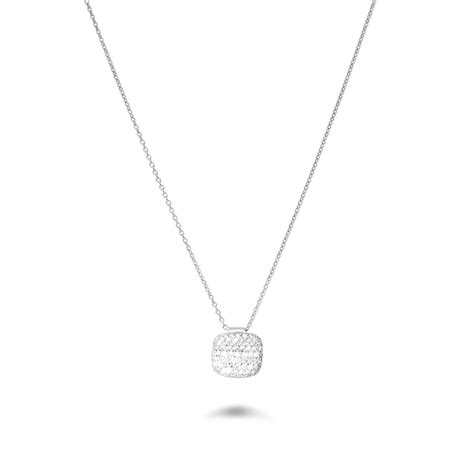 Collana In Oro Bianco Con Diamanti Ct 0 82 ALFIERI ST JOHN