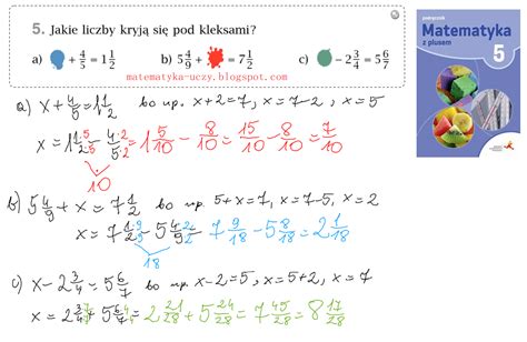 Matematyka Uczy Zad I Str Matematyka Z Plusem