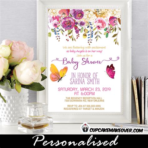 Flower Themed Baby Shower Invitation Wording | Best Flower Site