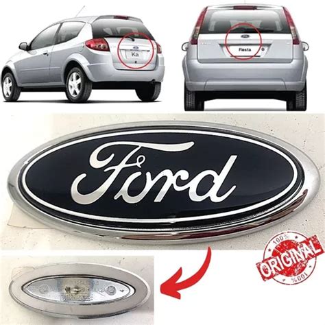 Emblema Ford Tampa Traseira Ka Original