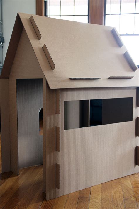 How To Make A Cardboard Box House For Kids