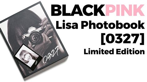 Official Merch Blackpink Lisa Photobook Limited Edition