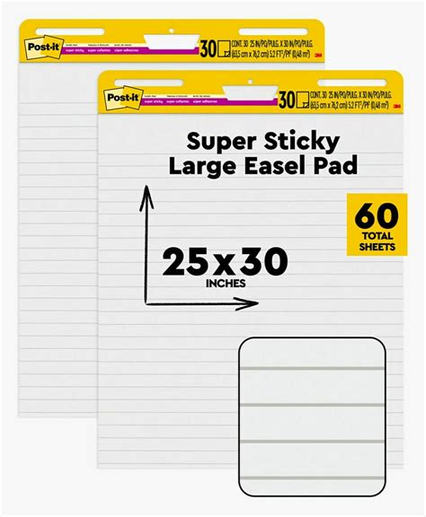 Post It Super Sticky Easel Pad Great For Virtual Teachers And Students