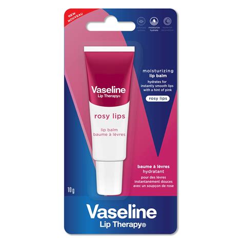 Vaseline Lip Therapy Rosy Balm Tube 10g Amazonca Home