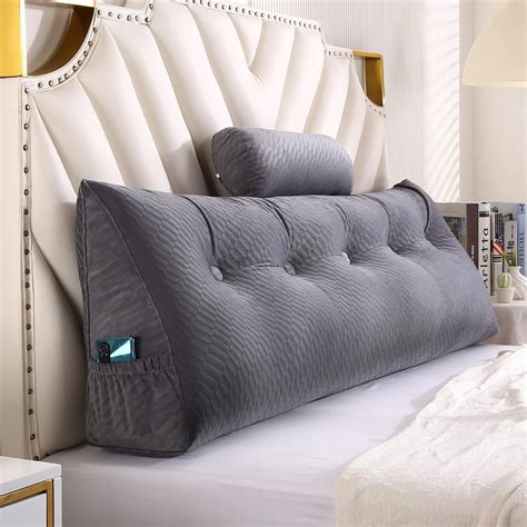 Amazon Gpround Wedge Headboard Pillows Head Roll Pillow Bed