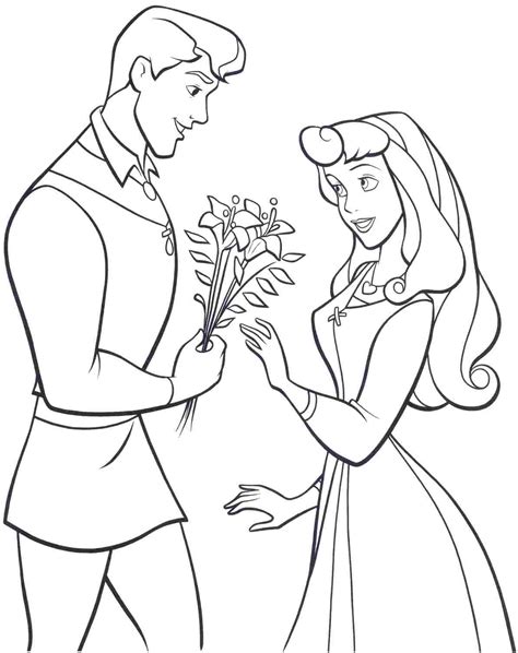 Princess Aurora Coloring Pages - Learny Kids