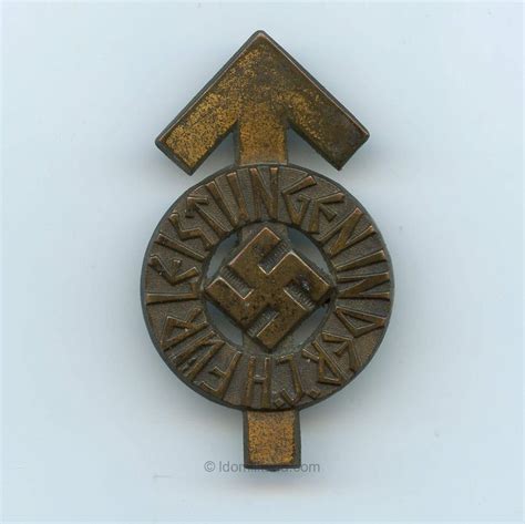 Hj Proficiency Badge In Bronze Rzm M Gustav Brehmer