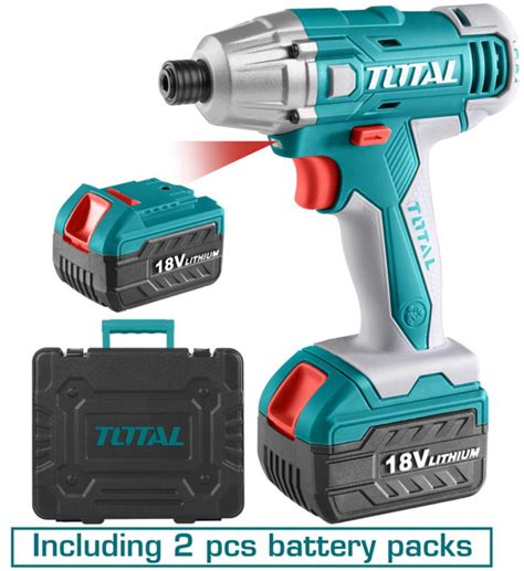 Total Cordless Impact Driver Li Ion V Tidli