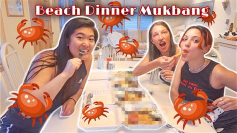 3 Girls 1 Mukbang Ft Seafood Youtube