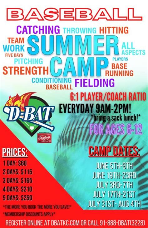 D-BAT KC Summer Camps are LIVE!⚾