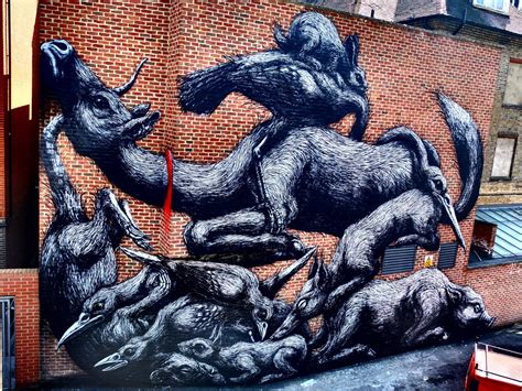 Roa New Mural In London Uk Streetartnews Streetartnews