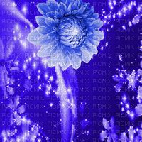 SA BG Animated Glitter Flowersblue Idca Sa Bg Animated Glitter