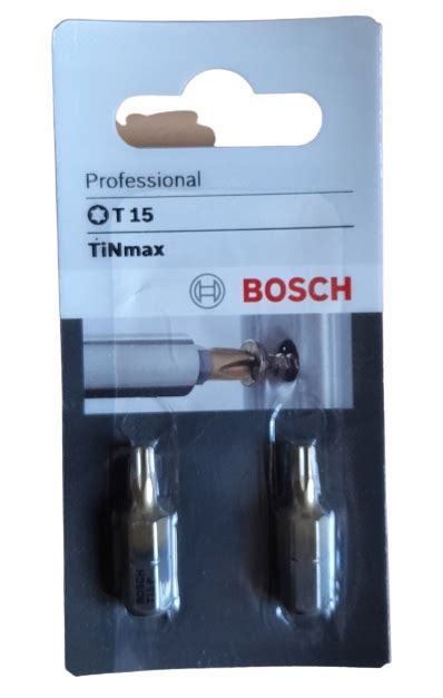 BOSCH bity końcówki wkręcające Torx T15 TINmax 2 2608P00176 Cena