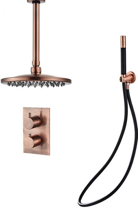 Boss Wessing Inbouw Regendouche Set Bws Copper Pro Met Plafonduitloop