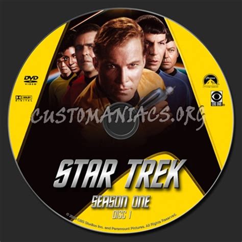 Star Trek TOS Season 1 Remastered dvd label - DVD Covers & Labels by Customaniacs, id: 175083 ...