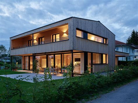 Efh Z Dornbirn Vorarlberger Holzbaukunst Haus Aufstocken Fassade