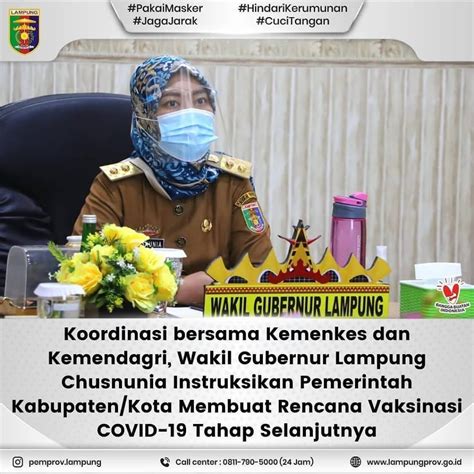 Koordinasi Bersama Kemenkes Dan Kemendagri Wakil Gubernur Lampung