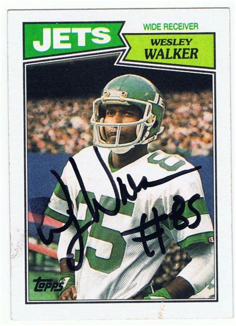 Walker, Wesley Autographed Card | RK Sports Promotions