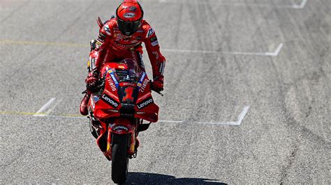 Francesco Peco Bagnaia logró la pole position y ganó el Sprint en Texas