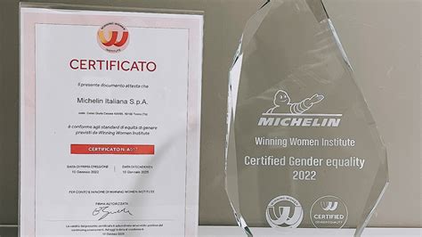 Michelin Italiana Gender Equality L Azienda Ottiene La Cert