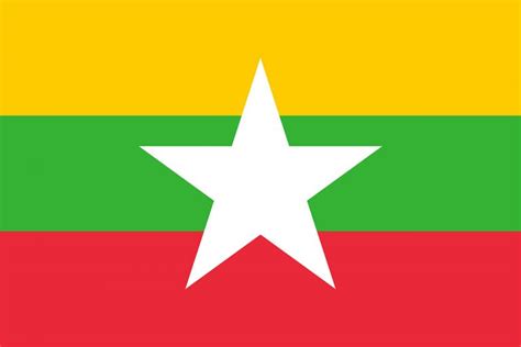 Myanmar Flag Meaning & Full List Of Burmese Flags Since 1300