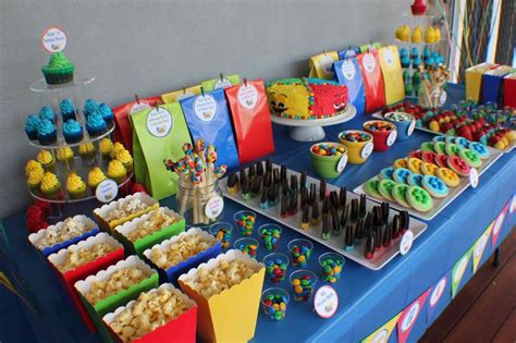 Dessert Table Kids Dessert Table Power Ranger Birthday Sonic Birthday