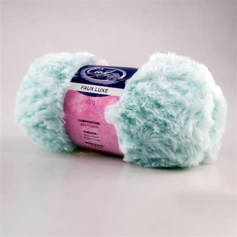 Cast On Faux Fur Knitting Yarn 100 Gram Baby Blue 10 Pack Prices Plus