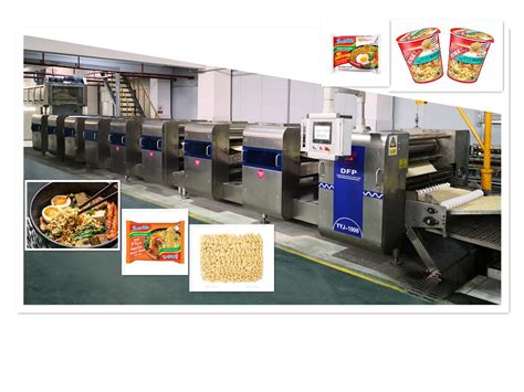 Fried Instant Indomie Noodle Processing Line Instant Noodles