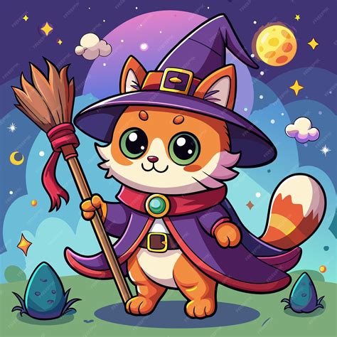 Cute cat in halloween costume | Premium AI-generated vector