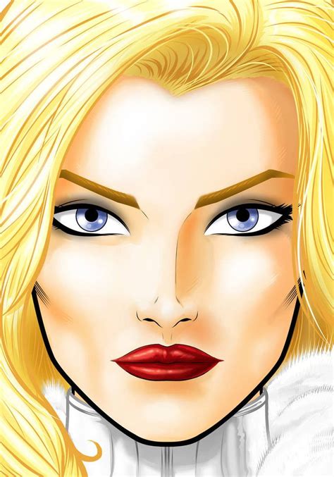 Emma Frost White Queen By Thuddleston On Deviantart Emma Frost Pop Art Girl Digital Artist