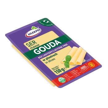 Ser Gouda Bez Laktozy Plastry 150g Mlekpol 13383062582 Allegro Pl