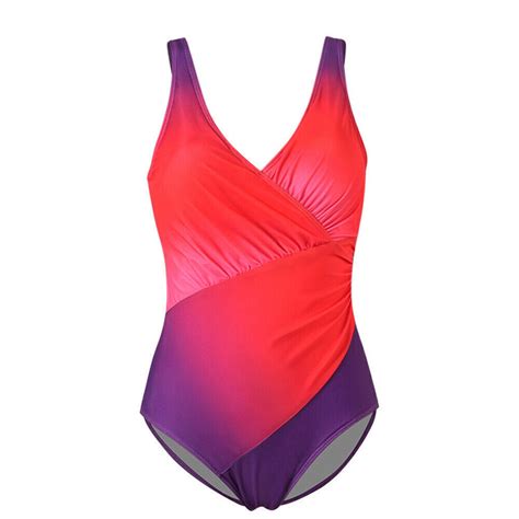 Damen Monokini Bikini Bauchweg Einteiler Bademode Sommer Badeanzug