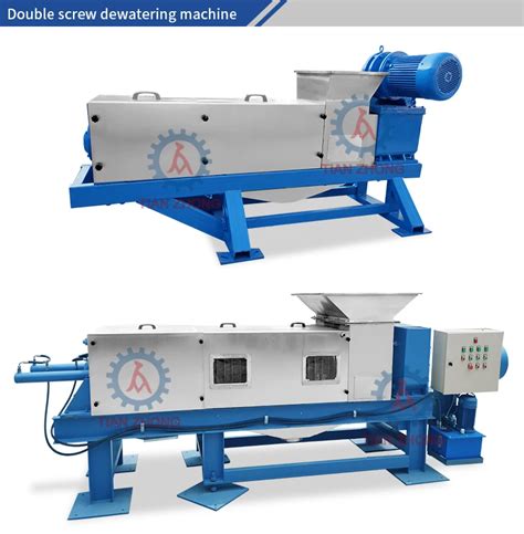 High Tech Waste Food Dewatering Screw Presses Machine Spent Food