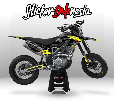 STICKER DECAL DTRACKER 150 STRIPING SIMPLE MURAH KLX DTRACKER KAWASAKI