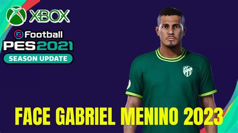 PES 2021 TUTORIAL COMO FAZER A FACE DO GABRIEL MENINO XBOX SÉRIES S