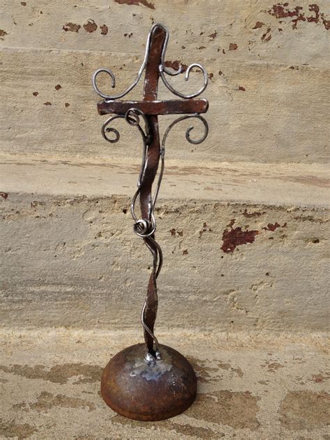 Scrap Metal Cross By Birmingham Metal Artist Catherine Partain Metal