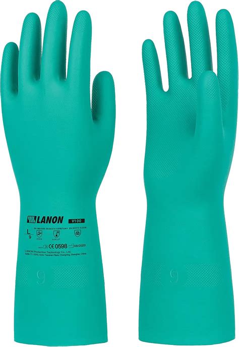 LANON 3 Pairs Nitrile Chemical Resistant Gloves Nepal Ubuy