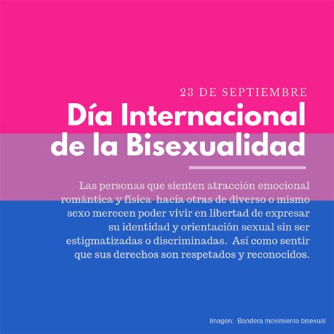 Día Internacional De La Bisexualidad Una Fecha Para Recordar La Diversidad Sexual Que Compone Y