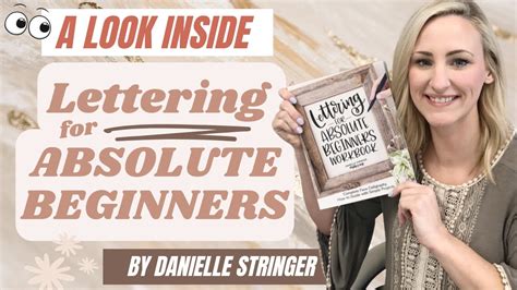 Lettering For Absolute Beginners Workbook A Quick Look Inside The